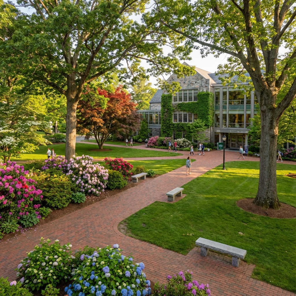 Lush Green Campus with 3000+ Plants